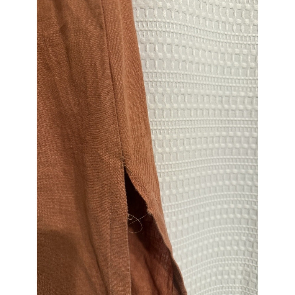 Town Clothes dress‎ portobello clay Orange Size S Linen rudy Jude  Loganlook - Picture 8 of 11